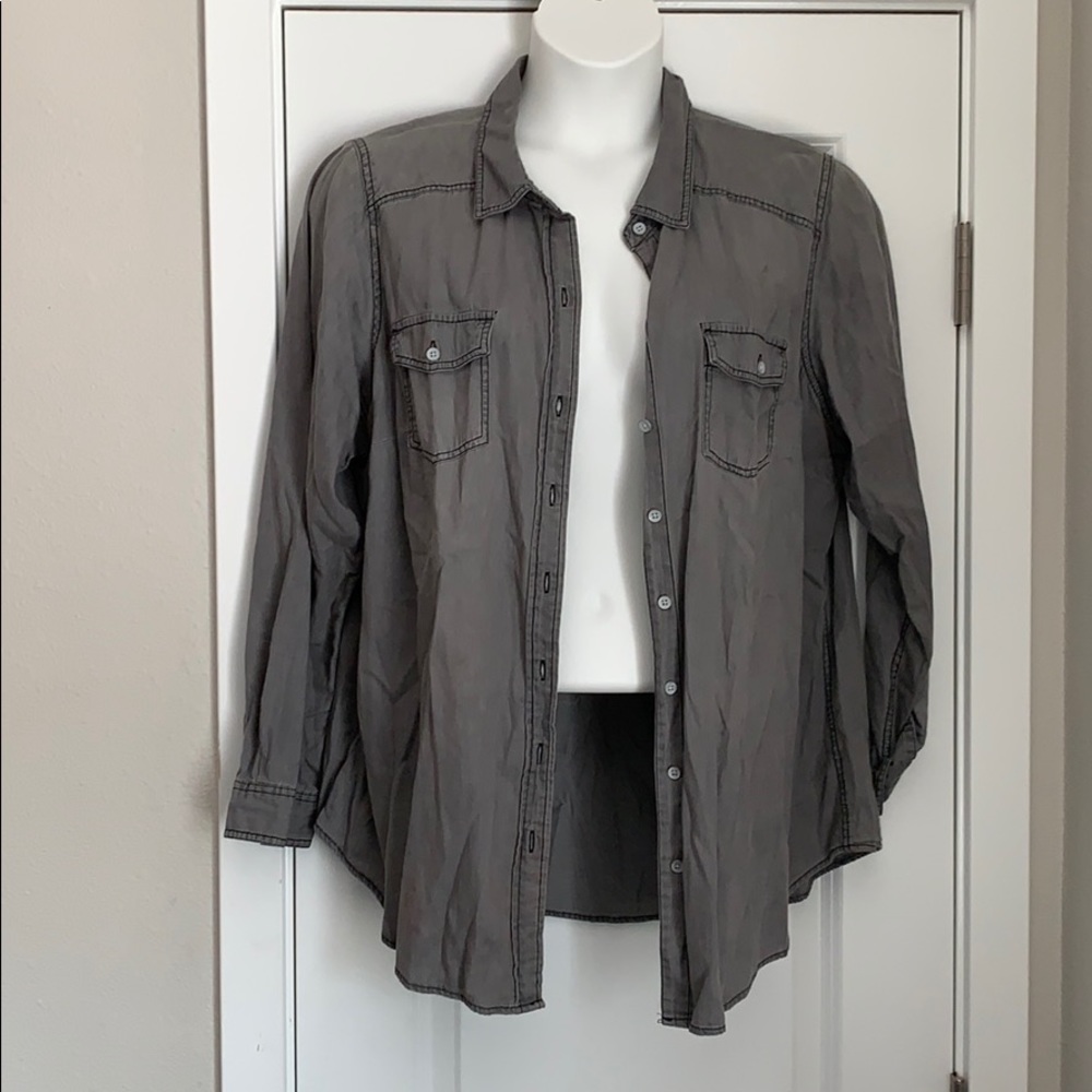 Torrid Chambray feel button down